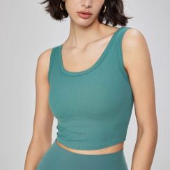 5Pcs Womens Round Neck Fitness Tank Top